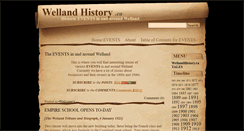 Desktop Screenshot of events.wellandhistory.ca