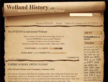 Tablet Screenshot of events.wellandhistory.ca